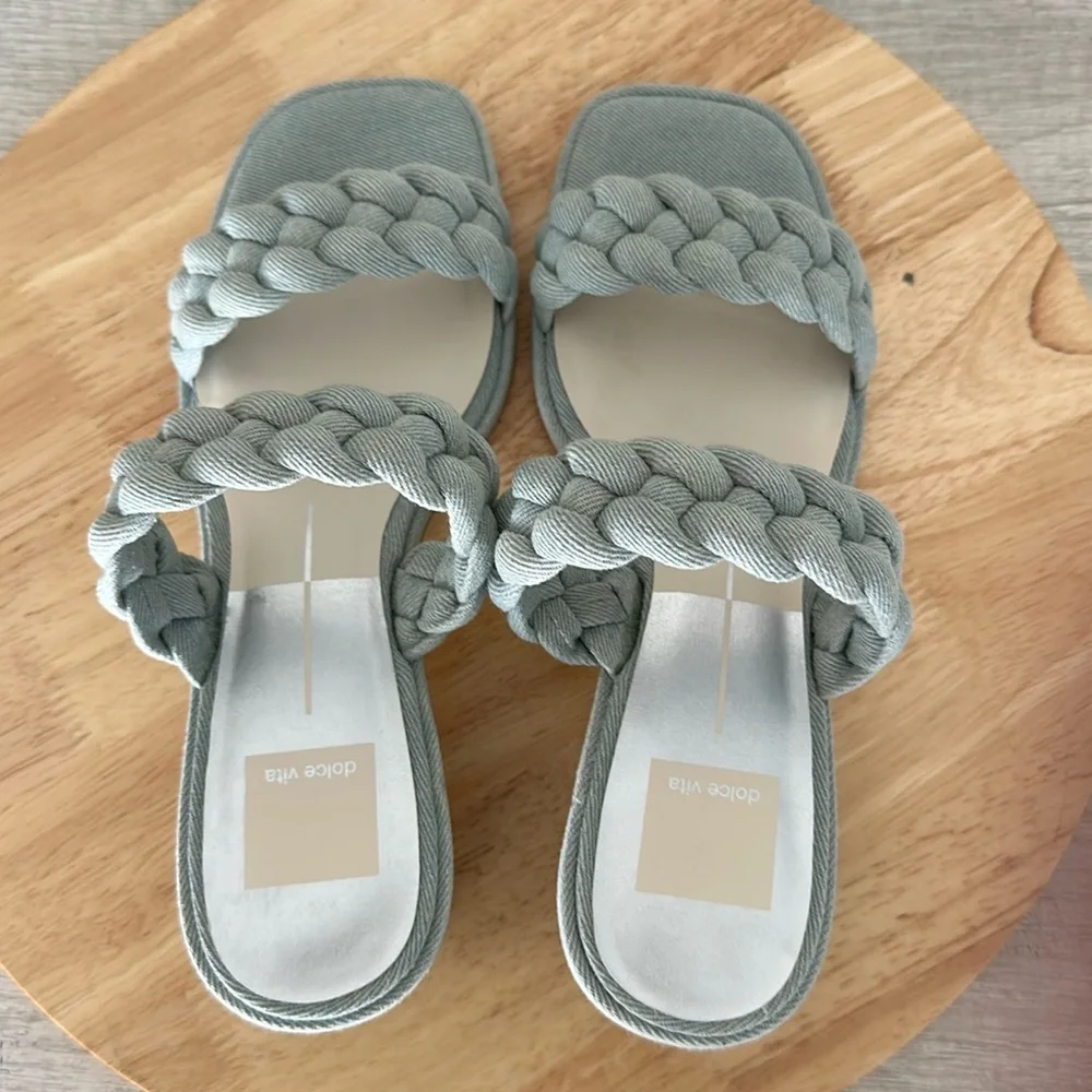 Dolce Vita Braided Mid Heeled Sandals - Ronin 8M